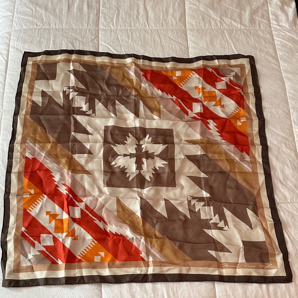 Thunder Voice Eagle 100% Silk Scarf